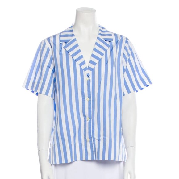 Kule Striped Button-Down Top - Picture 1 of 5
